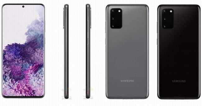 galaxy s20 render 2